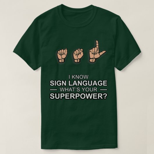 ASL Superpower T-Shirt (Design vorne)