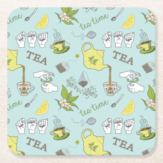 ASL Tea Untersetzer (Vorderseite)