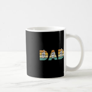 ASL Vater American Sign Language Deaf Awareness Su Kaffeetasse