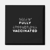 ASL Vollständig geimpfte Handzeichen-Sprache Magnet (Vorne)