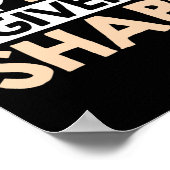 ASL Wörter geben Form American Sign Language Poster (Ecke)