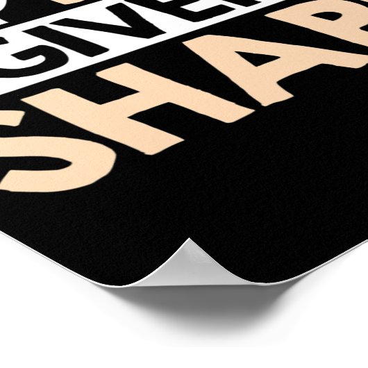 ASL Wörter geben Form American Sign Language Poster (Ecke)