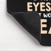 ASL-Zeichen sind meine Worte für mein "Eyes Americ Mousepad (Ecke)