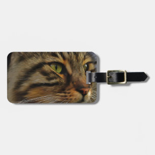 Aslan Die lange gehärtete Tablette der Katze Gepäckanhänger