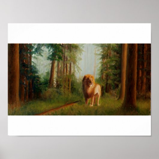 Aslan im Großen Wald Poster (Vorne)