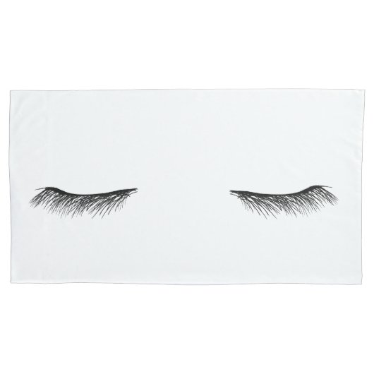Asleep Mascara Lashes Kissenbezug (Vorderseite)