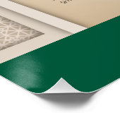 Asma’ul Husna-Al Haadi-Der Führer der Rechtleitung Poster (Ecke)