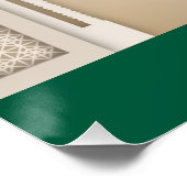 Asma’ul Husna - Al Jabbar-The Omnipotent One Poster (Ecke)