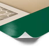 Asma’ul Husna-Ar Rahmaan-Der Wohltätige Poster (Ecke)