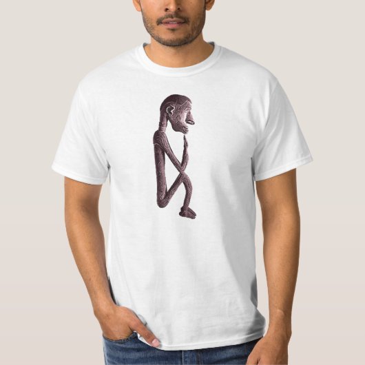 Asmat-Skulptur-T - Shirt (Vorderseite)
