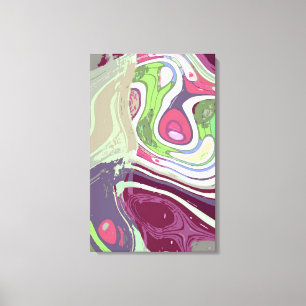 Asmeamon - eine Abstrakte Kunstdruckerei Leinwanddruck