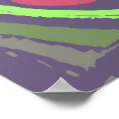 Asmeamon - eine Abstrakte Kunstdruckerei Poster (Ecke)