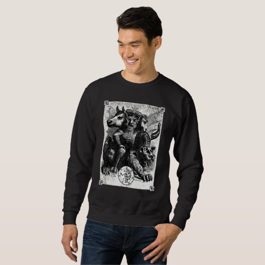 Asmoday Asmodeous Asmodai Devil Goetia Devil Princ Sweatshirt (Vorne ganz)