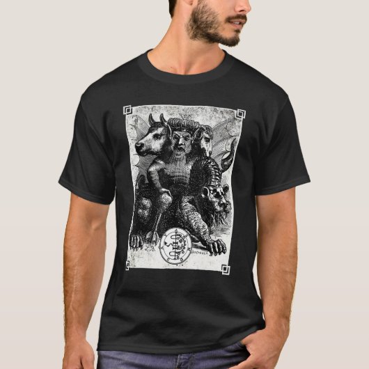 Asmoday Asmodeous Asmodai Devil Goetia Devil Princ T-Shirt (Vorderseite)