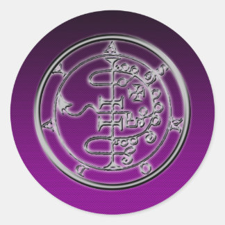 Asmoday Asmodeus Siegel Runder Aufkleber