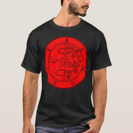 Asmodeus sigil Tscheiße (Schwarzes/Rot) T-Shirt