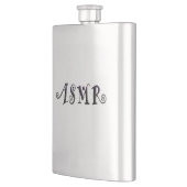 ASMR-3D-Text Flachmann (Links)