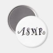 ASMR-3D-Text Magnet (Vorderseite/Rückseite)