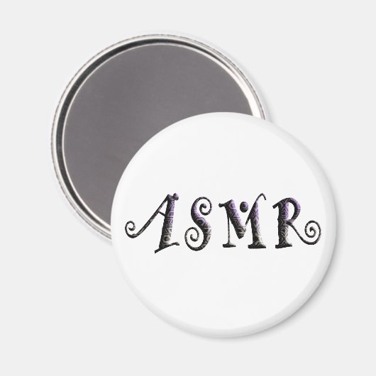 ASMR-3D-Text Magnet (Vorderseite/Rückseite)