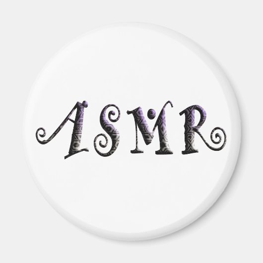ASMR-3D-Text Magnet (Vorne)