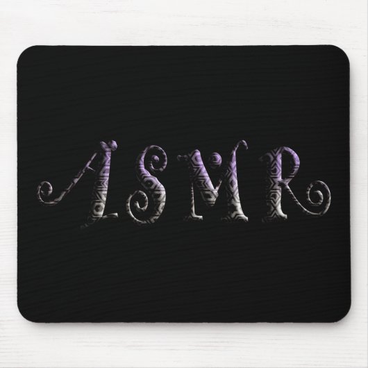 ASMR-3D-Text Mousepad (Vorne)