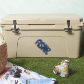 ASMR Blue Tingles Handlettering Aufkleber (Kühler)