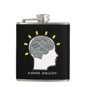 ASMR Brain Flachmann (Vorderseite)