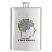 ASMR Brain Flachmann (Vorderseite)