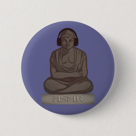 ASMR Buddha Button (Vorderseite)