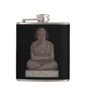 ASMR Buddha Flachmann (Vorderseite)