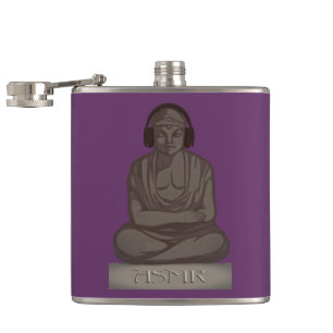 ASMR Buddha Flachmann