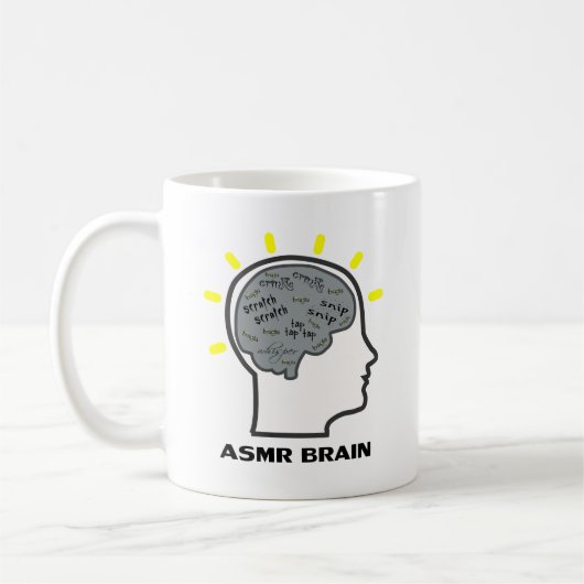 ASMR Gehirn Kaffeetasse (Links)