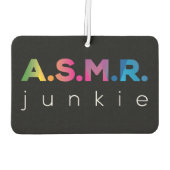 ASMR Junkie Black Autolufterfrischer (Rückseite)
