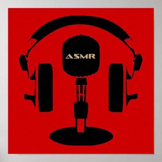 ASMR-Logo Poster (Vorne)