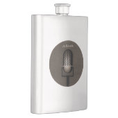 ASMR Retro Mikrofon Flachmann (Rechts)