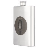 ASMR Retro Mikrofon Flachmann (Links)