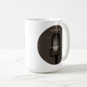 ASMR Retro Mikrofon Kaffeetasse (VorderseiteRechts)