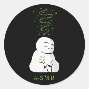 ASMR Tingles Runder Aufkleber