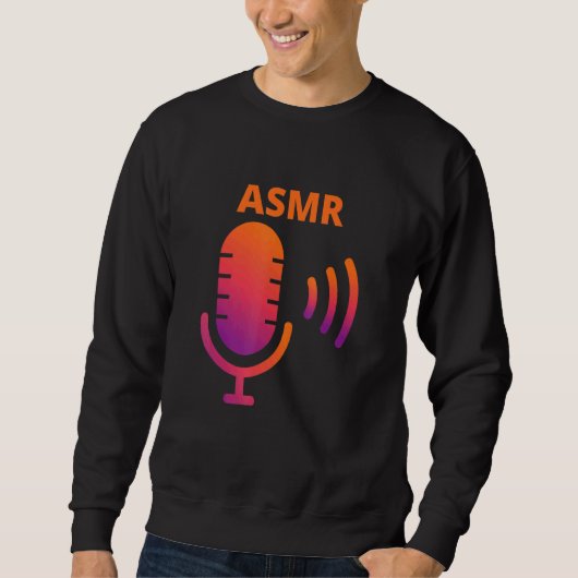 Asmr Zeug Asmr Mikrofon Sweatshirt (Vorderseite)