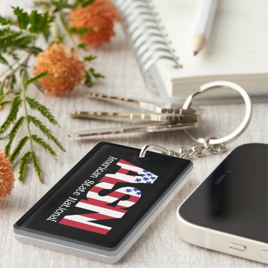 ASN - American Staat National Schlüsselanhänger (Vorderseite rechts)