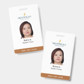 ASN Nurse Abzeichen Ausweis (Vorder- & Rückseite)