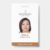 ASN Nurse Abzeichen Ausweis (Rückseite)