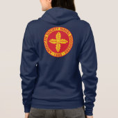 ASNE Sweatshirt der Reißverschluss-oben (Rückseite)