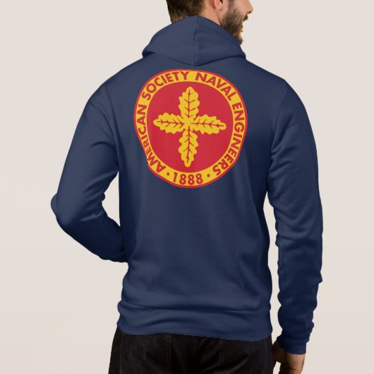 ASNE Sweatshirt der Reißverschluss-oben (Rückseite)