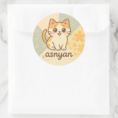 Asnyan | Sakura Cat Sticker – Cute Japanese Style (Tasche)