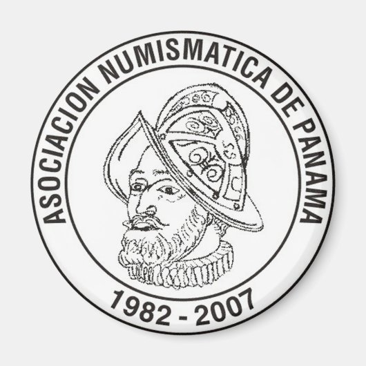 Asociación Numismática De Panamá imán Magnet (Vorne)