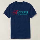 Asocial 1 T-Shirt (Design vorne)
