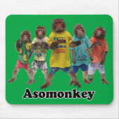 Asomonkey-Maus-Pad. Asomonononkey の ウ ス み ド ん. Mousepad (Vorne)