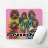 Asomonkey mouse pad version2. Asomonkey マウみん2 なの Mousepad (Mit Mouse)