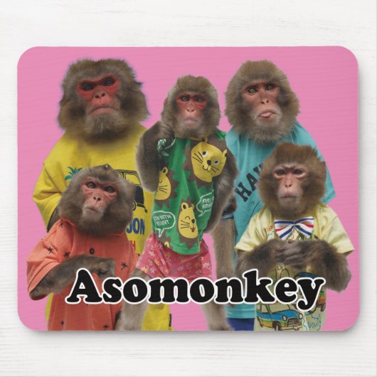Asomonkey mouse pad version2. Asomonkey マウみん2 なの Mousepad (Vorne)